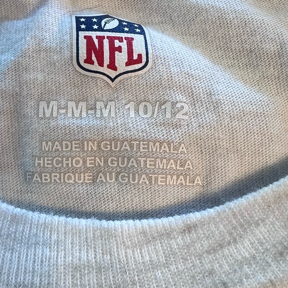 NFL BEARS Short Sleeve Lightening Graphic Tee Medium 10-12 - Picture 4 of 7